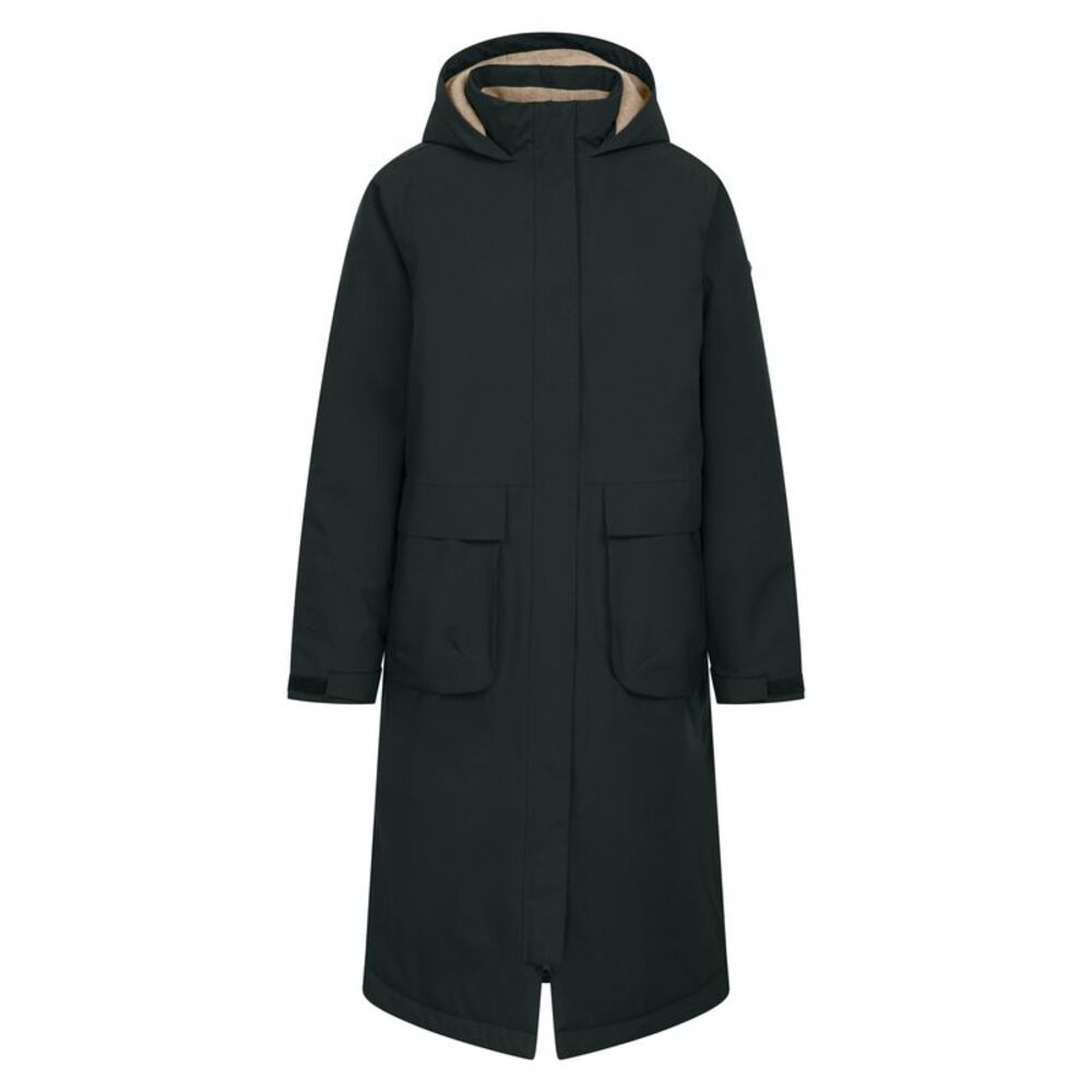Trespass Womens/Ladies Abby Longline Waterproof Jacket / Dark Green